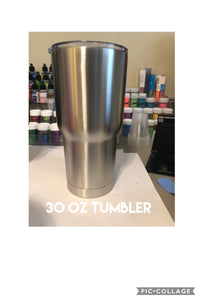 30 oz. Stainless Steel Double Wall Tumbler