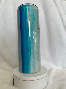 #229 Power Wash Vertical Beach, 20 oz Skinny Straight.