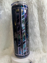 #247 Double Colorshift Tapeoff Ink Swirl 30 oz Skinny Straight.