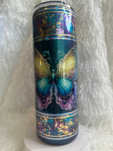 #237 - Butterfly Foil 20 oz skinny straight