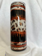 #235 Banded copper Cheetah 20 oz Skinny Straight