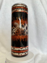 #235 Banded copper Cheetah 20 oz Skinny Straight