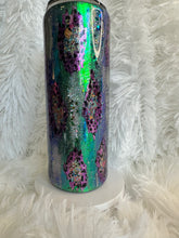 #245 - Opal Leopard 20 oz skinny straight