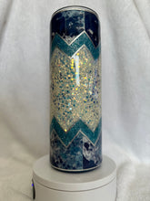 #231 Glitter Zig Zag Band 20 oz Skinny Straight.