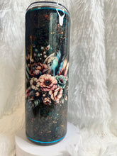 #243 - Boho Patina Feather 20 oz skinny straight