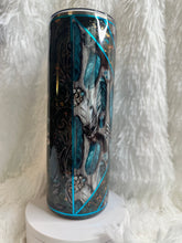 #243 - Boho Patina Feather 20 oz skinny straight