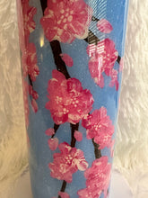 #239 - Hand Painted Cherry Blossoms 20 oz skinny straight