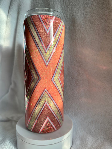 #193 Peach Boujee X Tape Off  20 oz Skinny