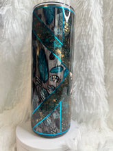#243 - Boho Patina Feather 20 oz skinny straight