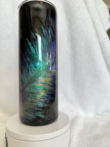 #232 Mica Pulled Feather 20 oz Skinny Straight.