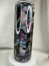 #216 Double Ink Swirl Tape Off, 20 oz Skinny Straight.