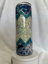 #231 Glitter Zig Zag Band 20 oz Skinny Straight.