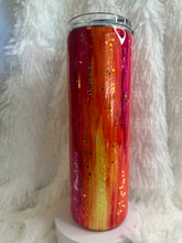 #249 Sunset Woodgrain 30 oz Skinny Straight.