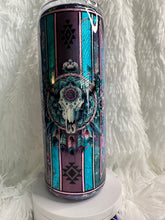 #236 - Boho Bull-skull 20 oz skinny straight