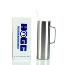 20 oz Skinny Straight Hoggdle Steel Double Wall.